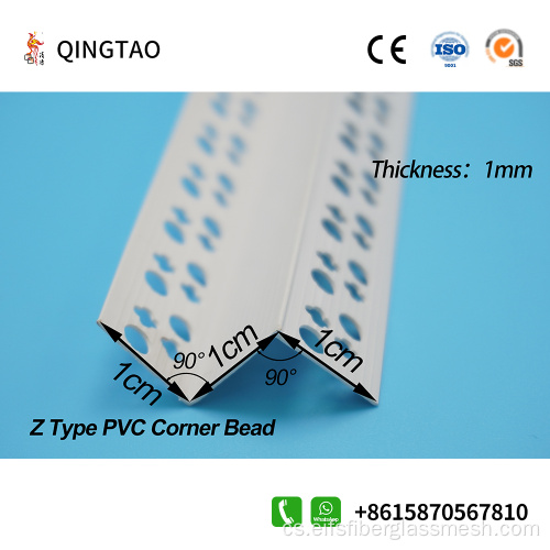 PVC Z Note Corner Protector Přizpůsobení